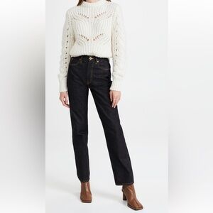 SLVRLAKE Black Straight Leg Jeans